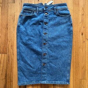 Madewell Indigo Denim Skirt
